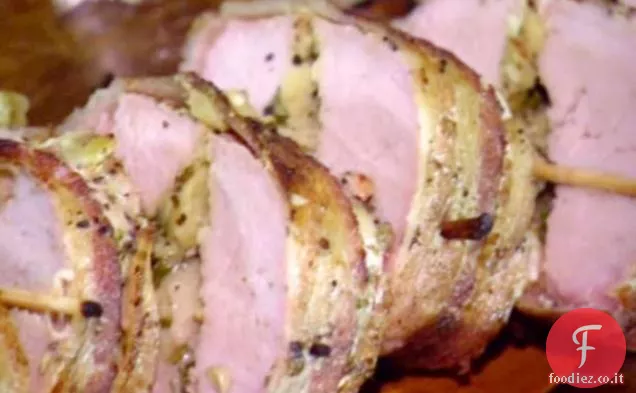 Carne di maiale ripiena