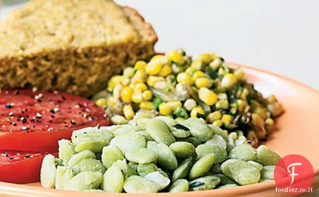 Fagioli di lima agliati semplici