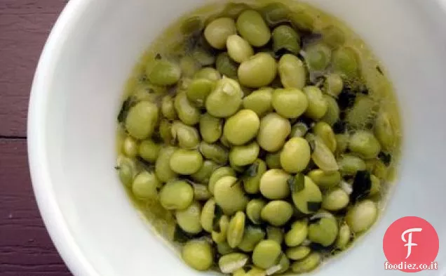 Fagioli di Lima alla greca