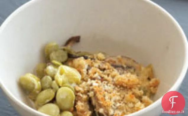 Gratin cremoso di fagioli di Lima