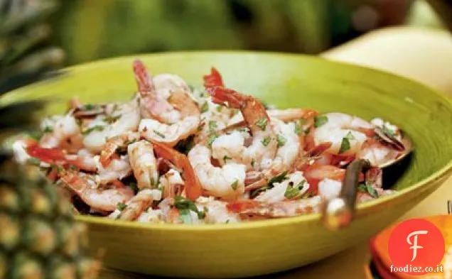 Camarones con Hierbas y Cítricos (Gamberetti agli agrumi)