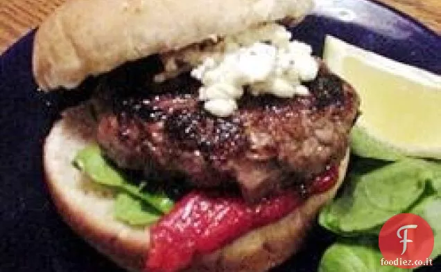 Hamburger di agnello piccante alla griglia