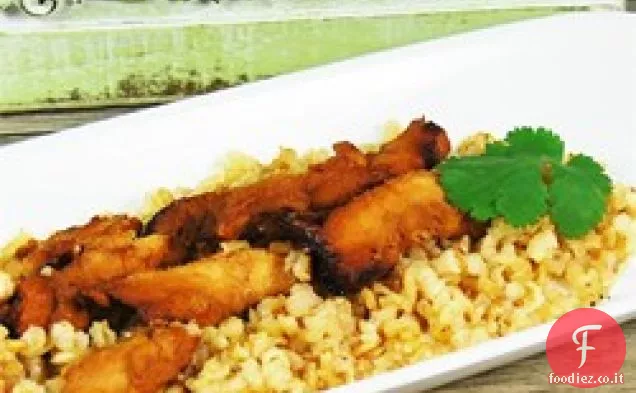 Teriyaki di pollo a microonde