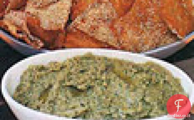 Hummus di fagioli di Lima alle erbe