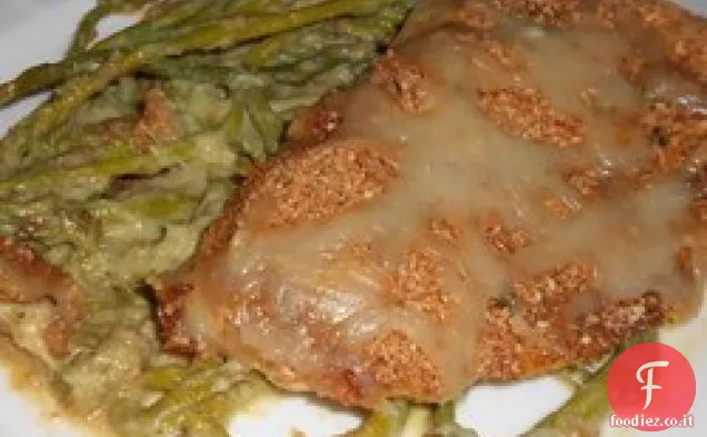 Pollo e asparagi in zuppa di crema