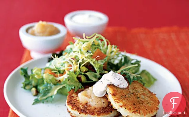 Frittelle di patate al parmigiano