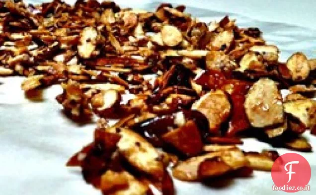 Sugared tostato insalata di mandorle Topping
