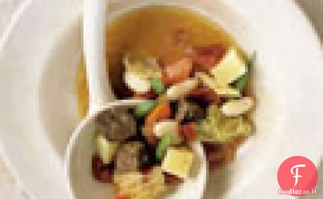 Zuppa di manzo e verdure