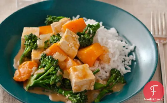 Gingery Butternut Squash e Tofu Curry