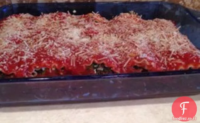 Roll Up di lasagne agli spinaci