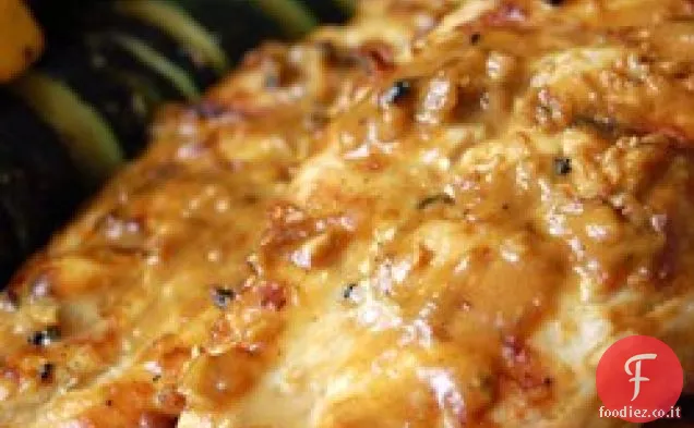 Pollo alle arachidi alla griglia