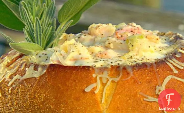 Zuppa di gamberi e aragosta creola