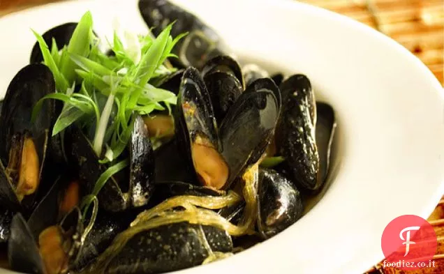 Cozze al vapore con citronella Cocco Curry Ricetta