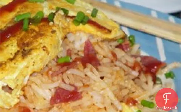 Omuraisu (frittata di riso giapponese)