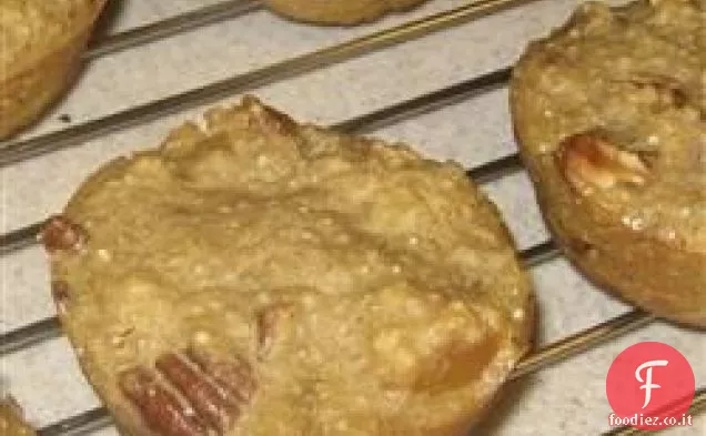 Muffin alla Quinoa con Pesche e noci Pecan
