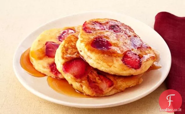 Frittelle di fragole con sciroppo di Mamma Callie