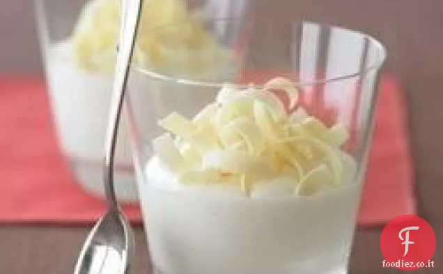 Mousse al cioccolato bianco
