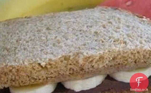 Panino al cioccolato e mandorle