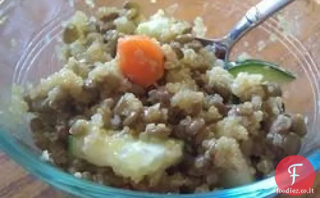Insalata di quinoa e lenticchie