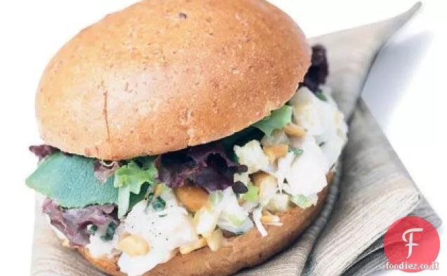 Panini con insalata di halibut