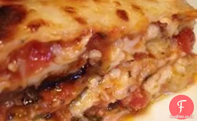 Lasagne di melanzane ebraiche
