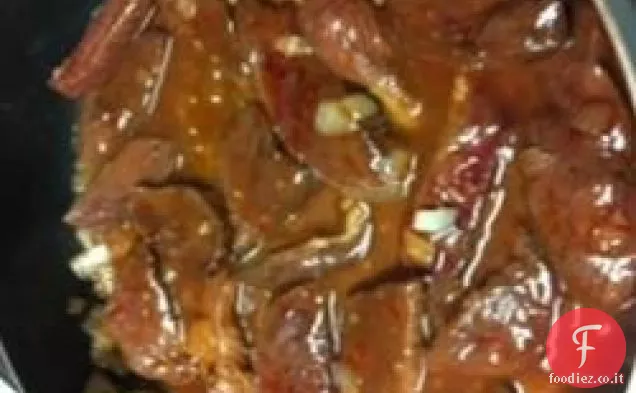Oca del Canada in salsa di peperoncino dolce