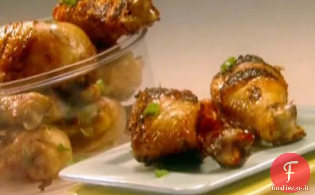 Coriandolo Lime Cosce di pollo alla griglia