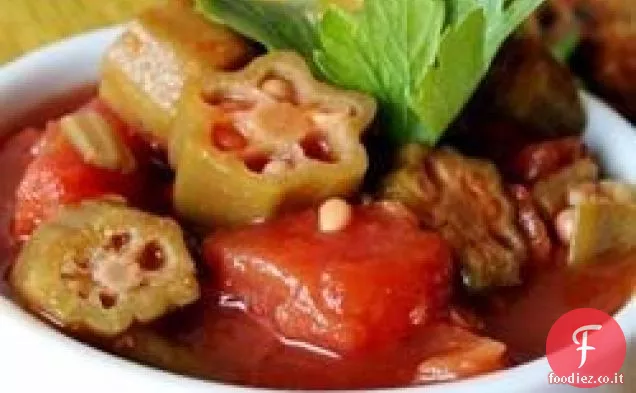 Gombo con Pomodori