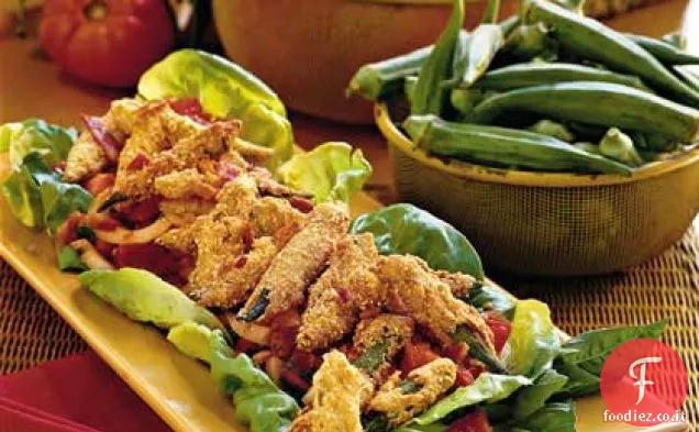 Insalata di gombo fritto