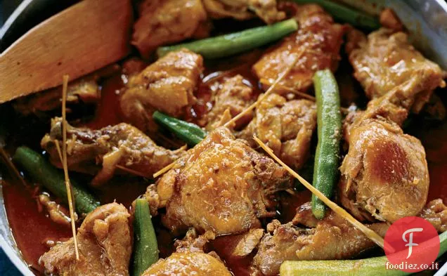 Fricassea di pollo e gombo