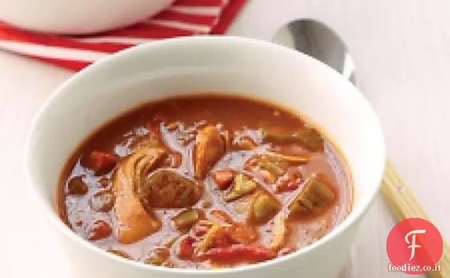 Gumbo di pollo e Andouille