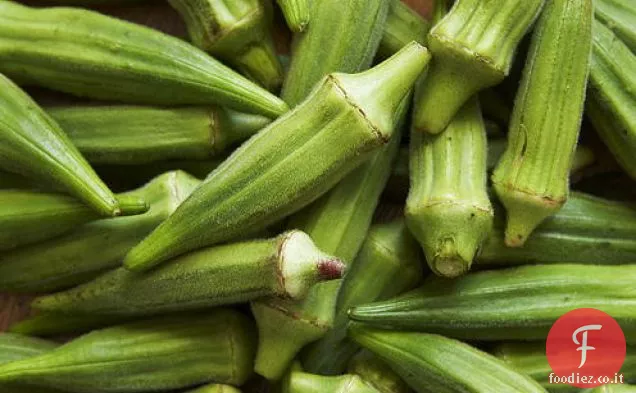 Gamberi saltati in padella con gombo e lime