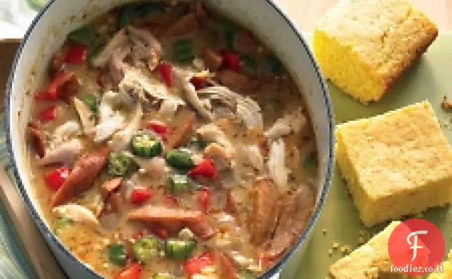 Gumbo di pollo di mezz'ora