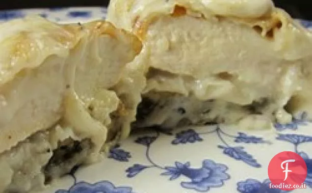 Pollo e melanzane Alfredo