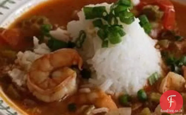Gumbo di gamberi e gombo