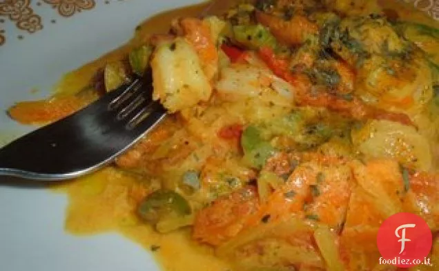 Curry di gamberetti