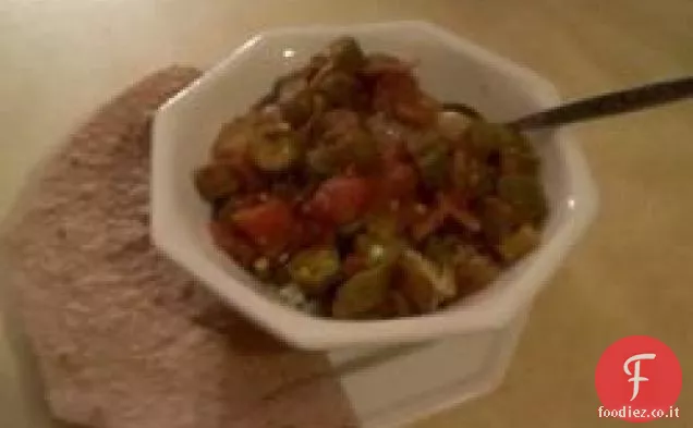 Bhindi Masala (Curry piccante di gombo)