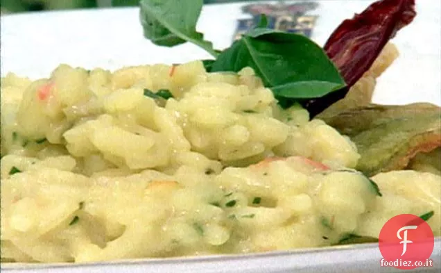 Risotto con Fiori di Zucca e Zafferano