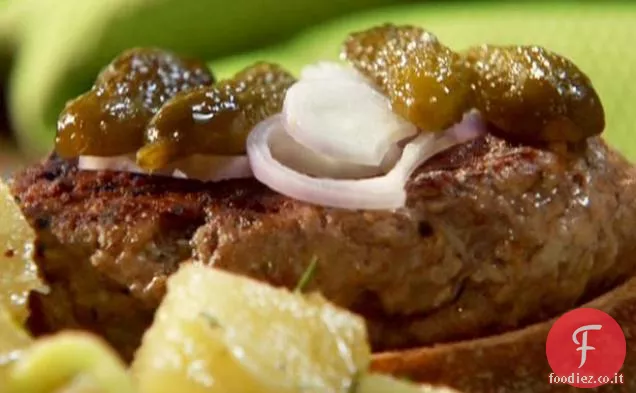 Hamburger di maiale e pepe di campagna