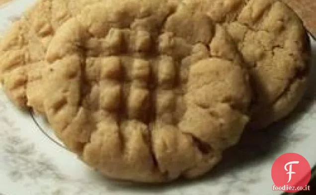 Biscotti al burro di arachidi veloci
