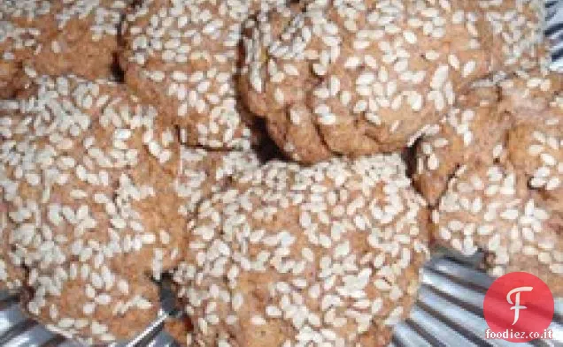 Biscotti al Sesamo al vino rosso