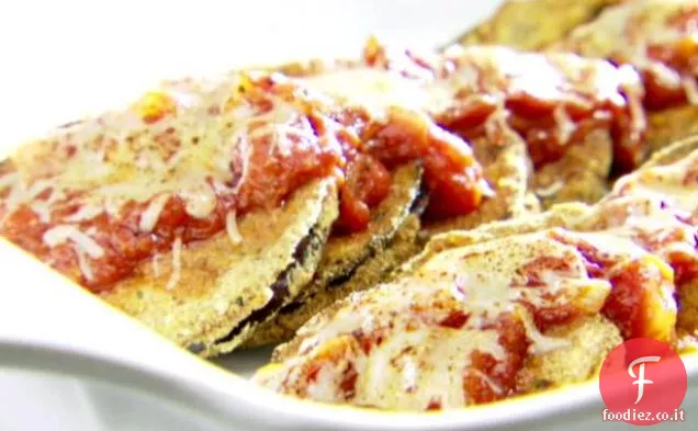 Parmigiano croccante di melanzane