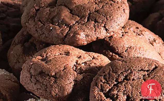 Biscotti al cioccolato al cioccolato