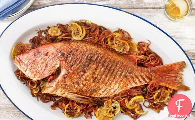 Pesce alla griglia alla spagnola