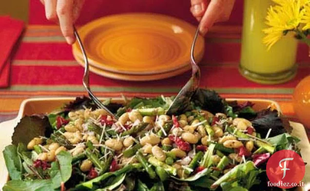 Insalata bianca di fagioli e asparagi