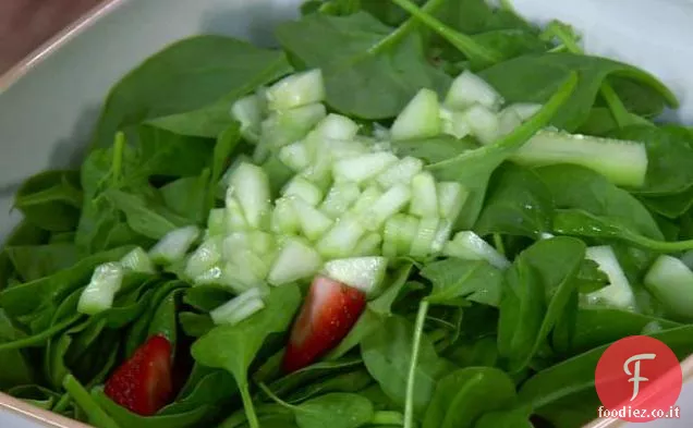 Insalata di spinaci e fragole