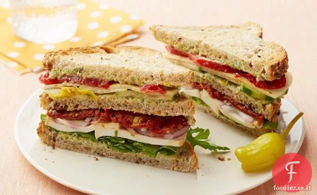 Veggie Amante Club Sandwich