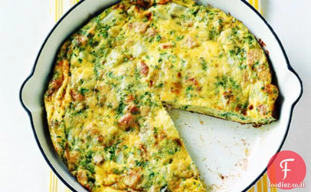 Frittata di maiale e patate