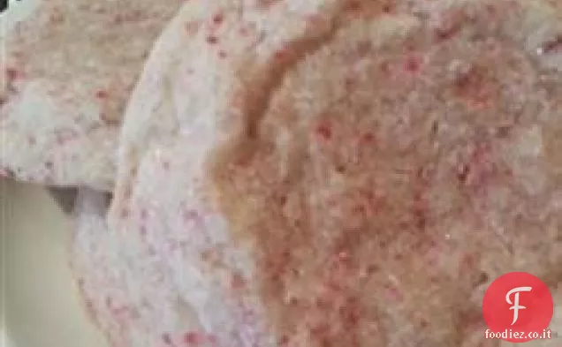Biscotti di zucchero alla fragola gommosi