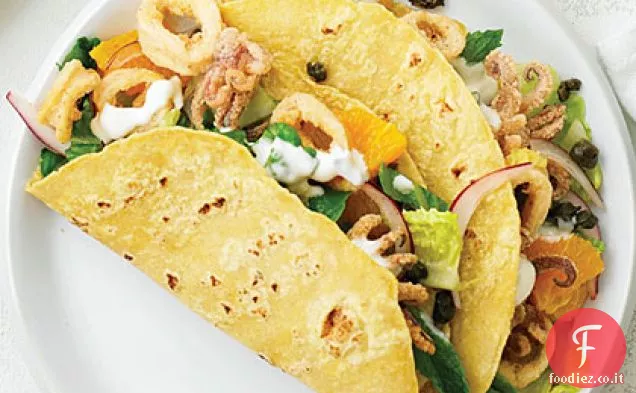 Tacos di Calamari mediterranei